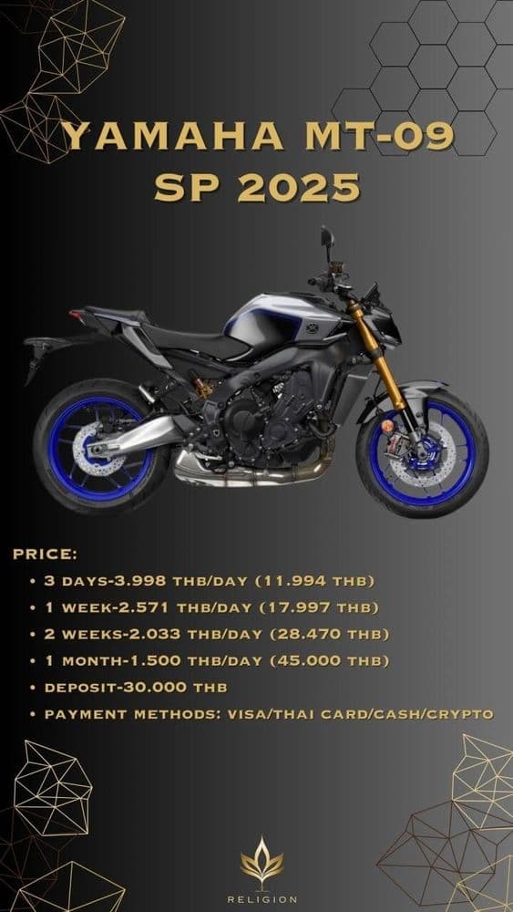 2024 Yamaha Black rental in Phuket